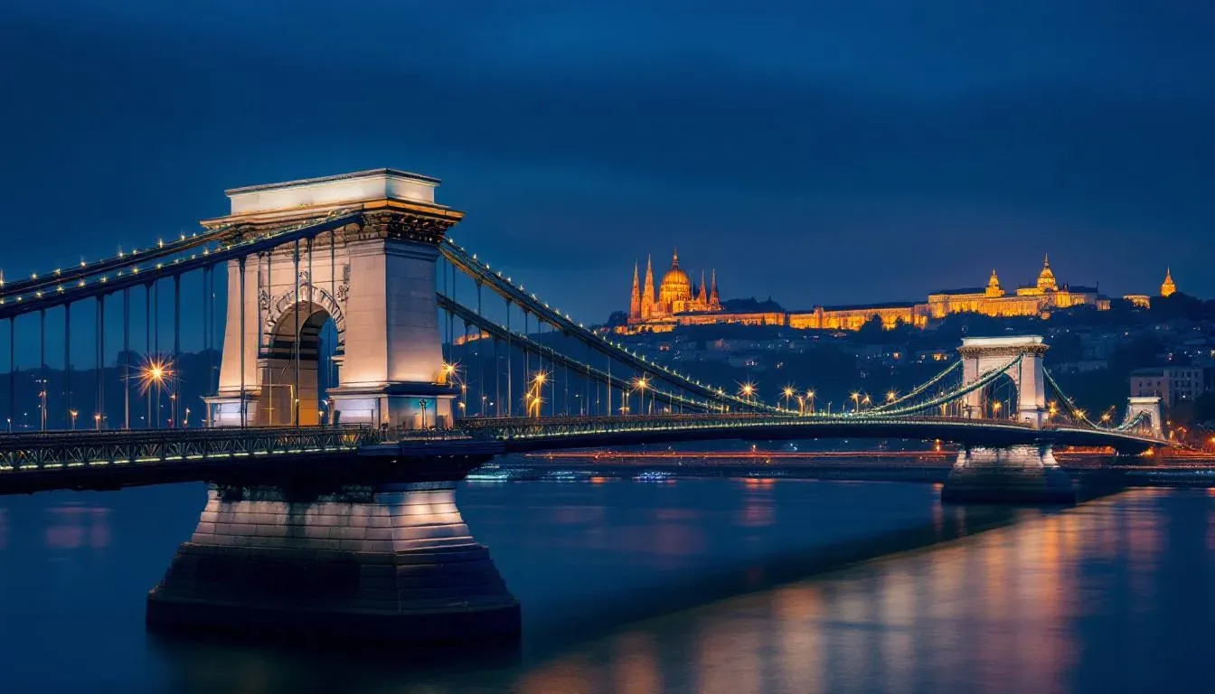 Chain Bridge - filming location in Hungary