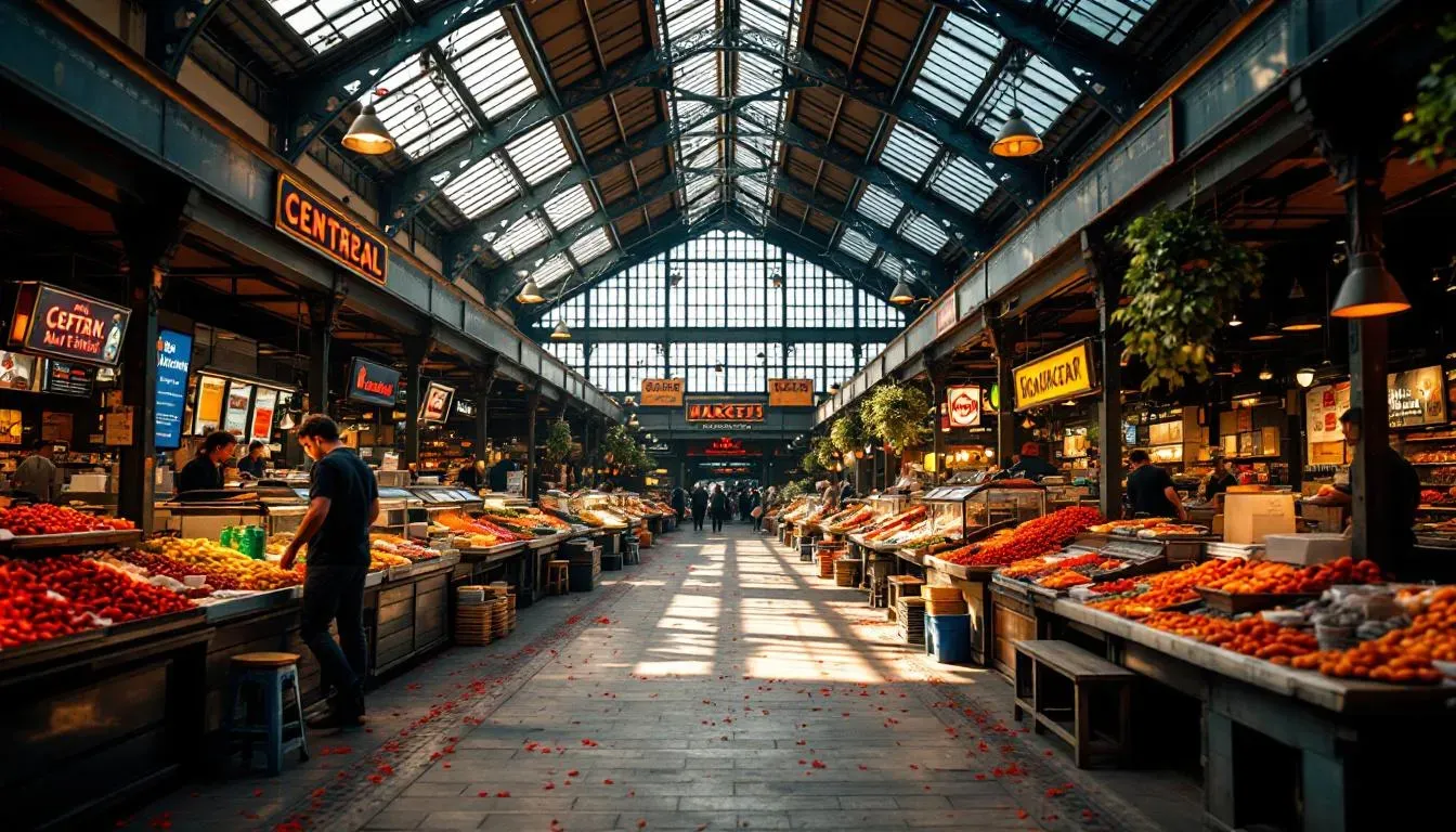 Central Market Hall - filming location in Hungary