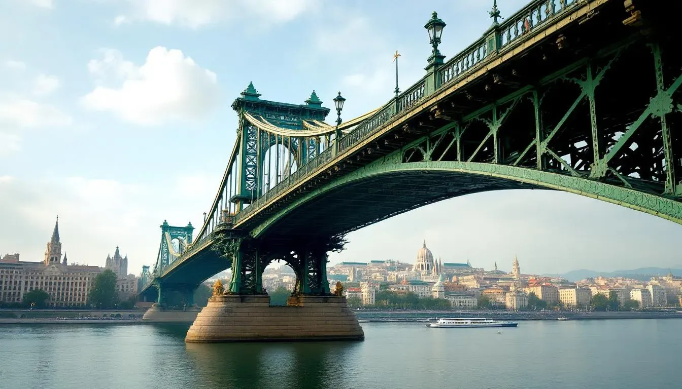 Liberty Bridge - filming location in Hungary