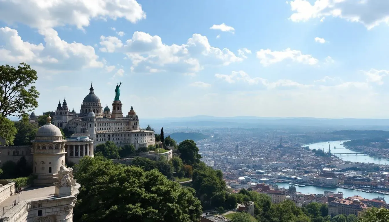 Gellert Hill - filming location in Hungary