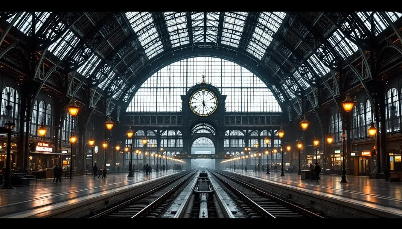 Nyugati Station - filming location in Hungary