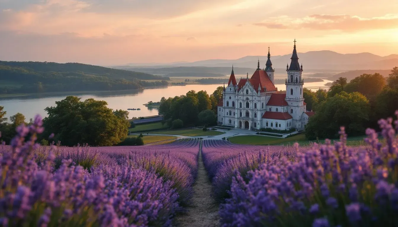 Tihany Abbey - filming location in Hungary