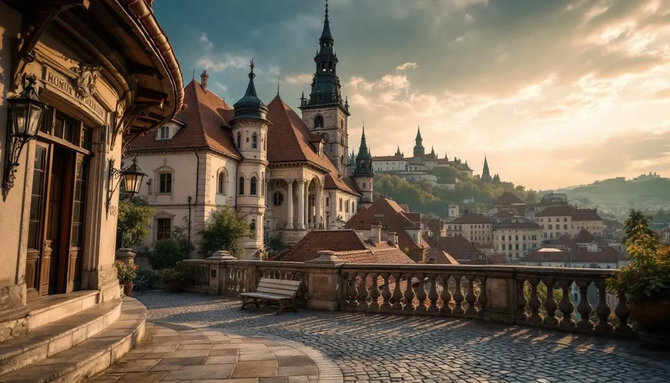 Hungarian film crew on location in Budapest